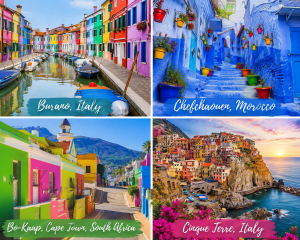 the most colourful towns in the world